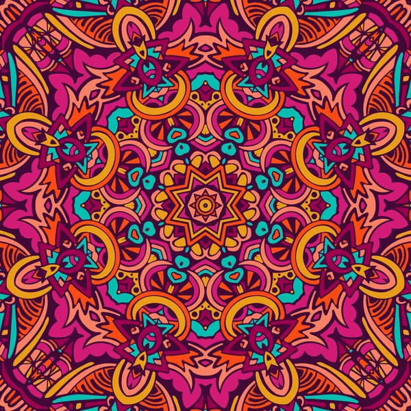 Vecteur mandala coloré fête abstraite — Image vectorielle