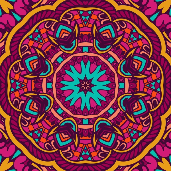 Motif mandala pour décor de festival — Image vectorielle