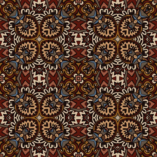 Seamless ethnic geometric old pattern — Stock Vector