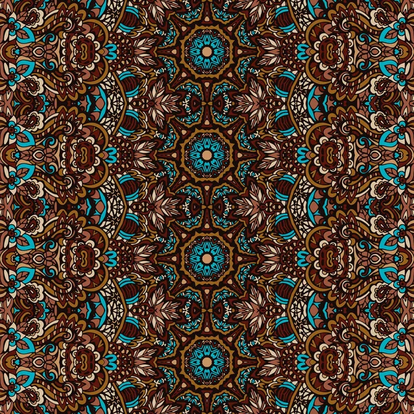 Vektor nahtlose Muster afrikanischer Kunst. geomertische Batik ikat. — Stockvektor