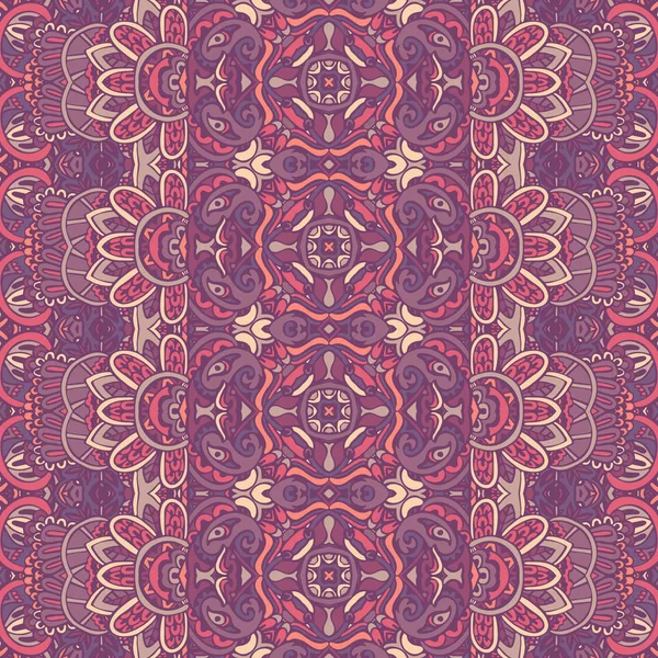 Lavendel vintage vector naadloos patroon damast Achtergrond — Stockvector