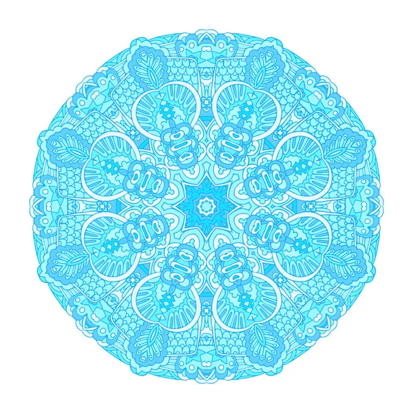 シームレスな抽象的な幾何学的なタイル花の民俗芸術パターン表面の設計 — ストックベクタ