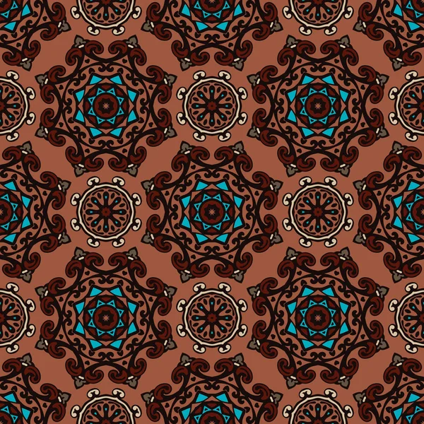 Tribal vintage abstracto geométrico étnico inconsútil patrón ornamental. — Vector de stock