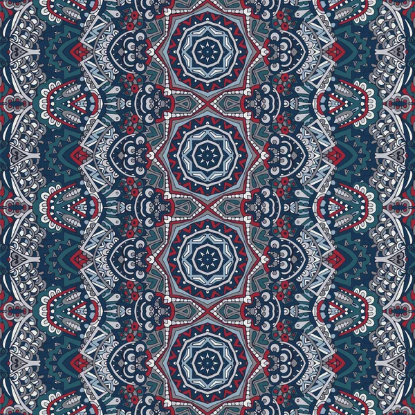 Tribal vintage abstracto geométrico étnico inconsútil patrón ornamental. — Vector de stock