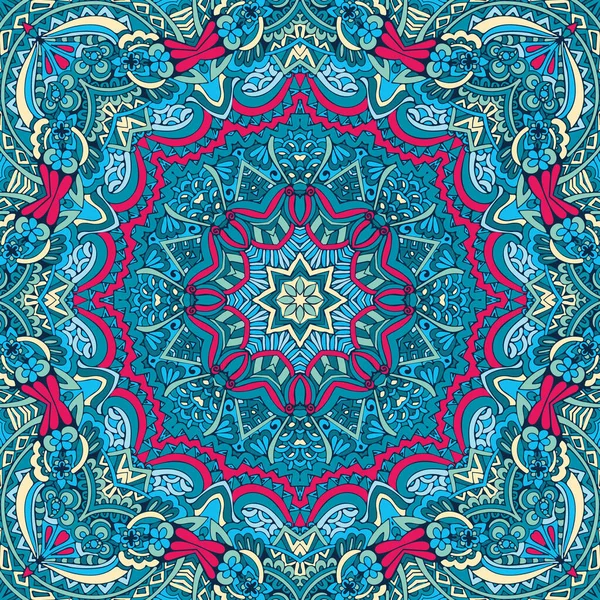 Abstrato festivo colorido mandala vetor étnico padrão tribal —  Vetores de Stock