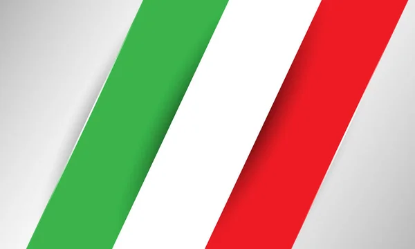 旗とイタリアの背景 ベクトルグラフィック — ストックベクタ