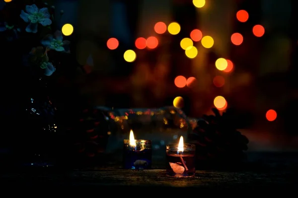 arkaplan renkli bokeh çalışır