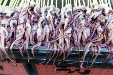 taze ahtapot - Çin yerel ferahlık spesiyalitelerin,