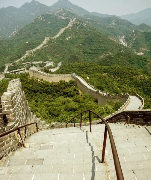 Great Wall of China in spring — Stock Photo, Image