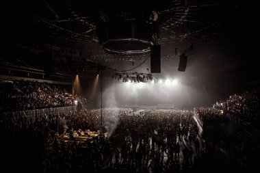 Crowd on Music Arena clipart