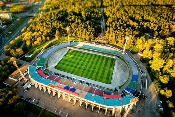 Fotbalový stadion v parku — Stock fotografie