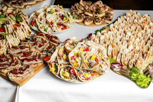 Caesar roll on event catering — Stock Photo, Image