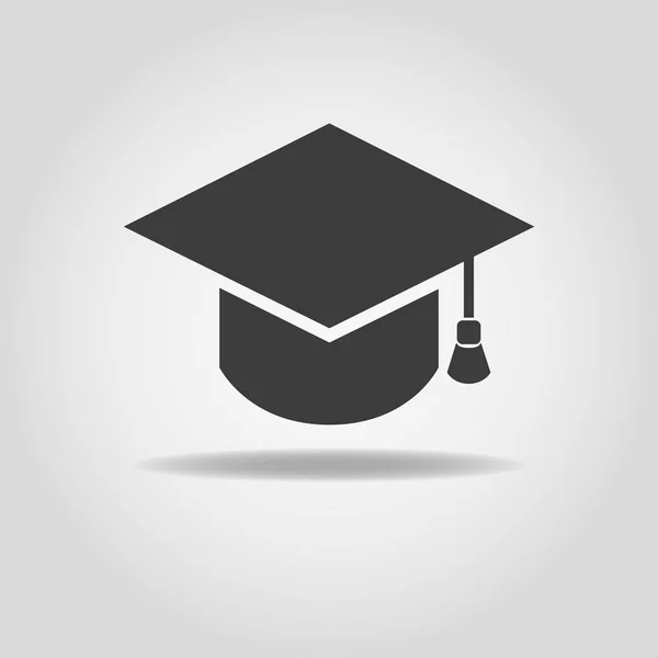 Mezuniyet kap simgesi. Vektör görüntü. 