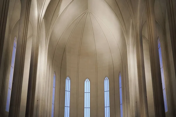 Hallgrmskirkja Lutheran Church Reykjavik Capital Iceland January 2020 — Stock Photo, Image