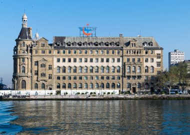 Boğaziçi Haydarpasha bağlantı noktası, Kadıköy, Istanbul, Türkiye'nin güneyinde yer alan Haydarpasha demiryolu terminali