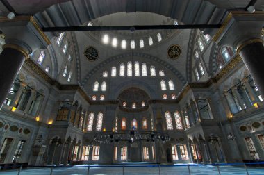 Nuruosmaniye Camii, Istanbul, Türkiye'de iç