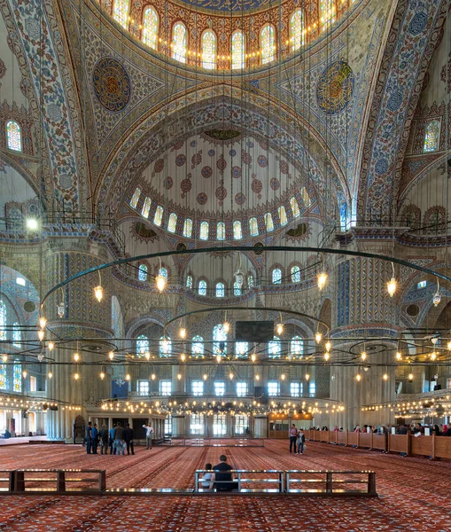 Sultan Ahmed Camii (Sultanahmet Camii), Istanbul, Türkiye'de iç