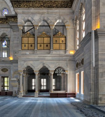 Nuruosmaniye Camii, Istanbul, Türkiye'de iç