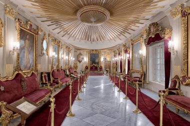 Taht Salonu, Manial Sarayı, Prince Mohammed Ali Tewfik ile 