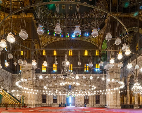 La gran mezquita de Muhammad Ali Pasha - Mezquita de Alabastro, Ciudadela de El Cairo, Egipto —  Fotos de Stock