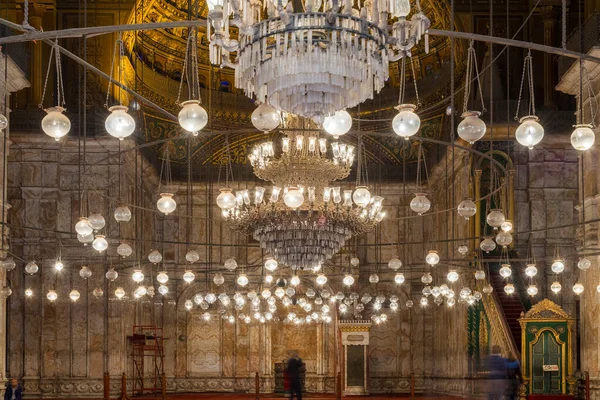 ムハンマド・アリー・パシャの偉大なモスク-エジプト・カイロのシタデル、アラバスター・モスク — ストック写真