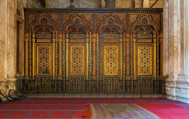 Muhammed Ali 'nin altın madalyalı tapınağı, Muhammed Ali Camii, Kahire Kalesi, Mısır