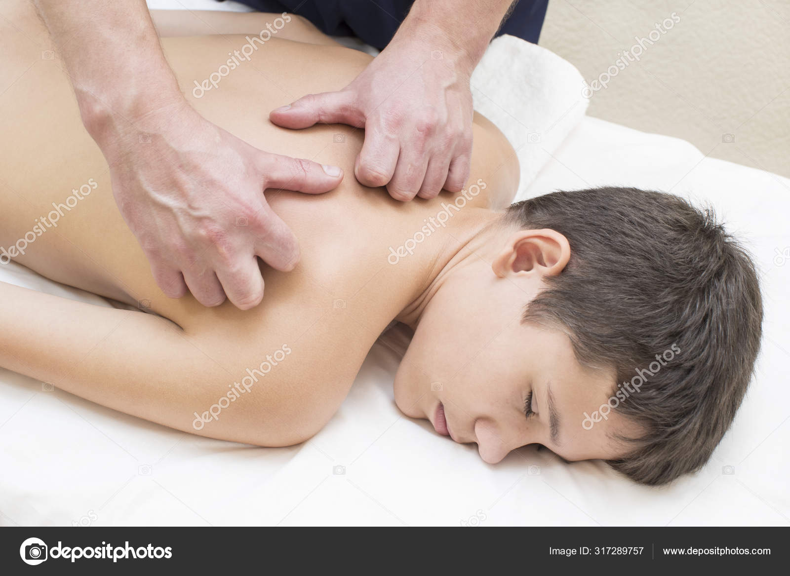 Teen Massaged