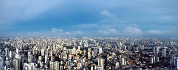 Panoramascen Sao Paulo Brasilien Stort Landskap — Stockfoto