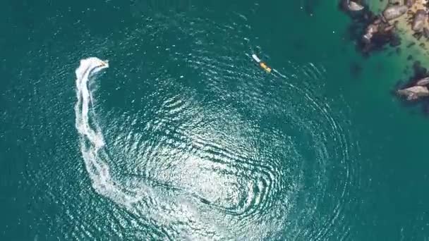 Luchtfoto Van Baai Van Paraty Rio Janeiro Brazilië Geweldig Landschap — Stockvideo