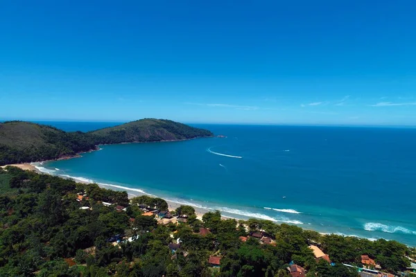 Panoramisch Uitzicht Baai Van Paraty Zonnige Dag Rio Janeiro Brazilië — Stockfoto