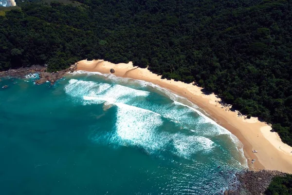 Panoramiczny Widok Zatoki Paraty Słoneczny Dzień Rio Janeiro Brazylia Wspaniały — Zdjęcie stockowe