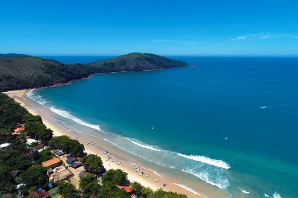 Panoramautsikt Över Paratybukten Den Soliga Dagen Rio Janeiro Brasilien Fantastiskt — Stockfoto