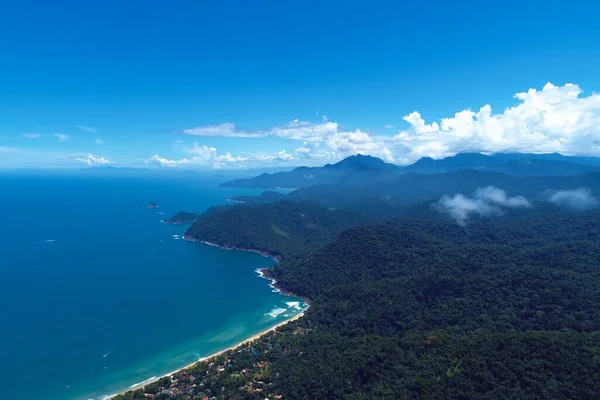 Vista Panorámica Bahía Paraty Día Soleado Río Janeiro Brasil Gran — Foto de Stock