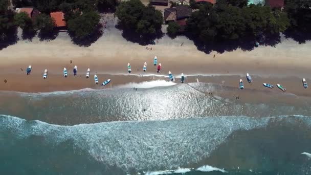 Vista Panorámica Bahía Paraty Día Soleado Río Janeiro Brasil Gran — Vídeo de stock