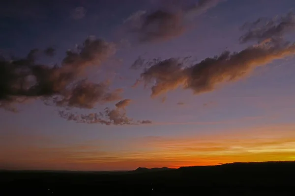 Вид Повітря Драматичне Небо Ранчо Сільське Життя Сцени Сільський Пейзаж — стокове фото