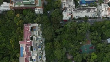 4k Video Düz Ağaçlar, Tatil Köyü, Sokak, Arabalar, İnsanlar, Meksika Sokakları