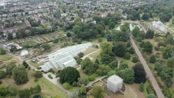 The Temperate House in Kew Gardens - Decimus Burton and Richard Turner, 1862 — Stock Video