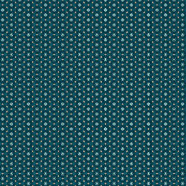 Geometrik dikişsiz desen. İzler, tekstil, dekor ve kumaş için mavi beyaz ve bej tasarımı. Detaylar, çiçek, yıldız, elmas. Kaleydoskop. Renkli soyut arkaplan, kusursuz desen