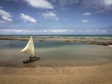 Porto de Galinhas plajı, Recife, Pernambuco - Brezilya