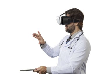 Erkek doktor ofisinde