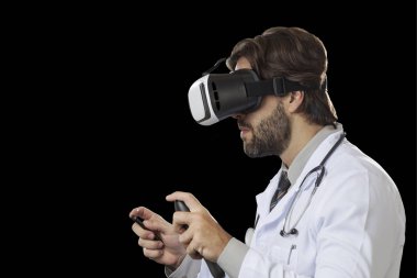 Erkek doktor ofisinde