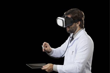 Erkek doktor ofisinde