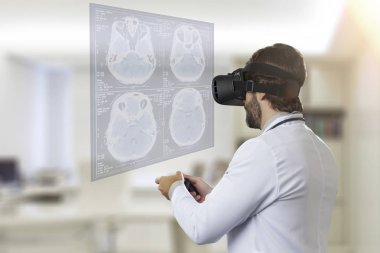 Erkek doktor ofisinde