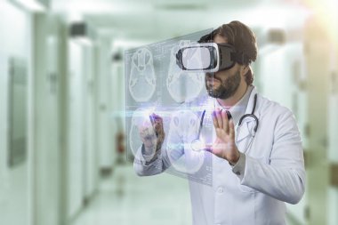 Erkek doktor ofisinde