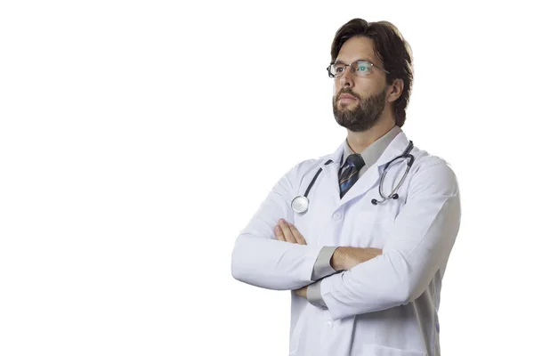 Homme médecin dans son bureau — Photo