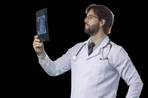 Male doctor in his office — Stock Photo, Image