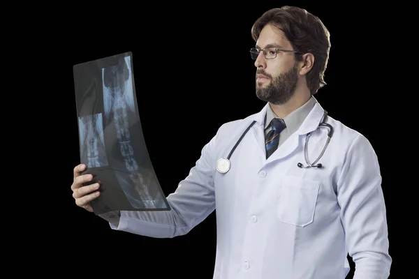 Male doctor in his office — Stock Photo, Image