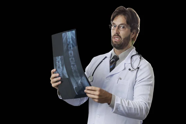 Male doctor in his office — Stock Photo, Image