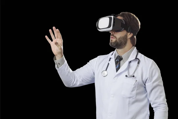 Male doctor in his office — Stock Photo, Image