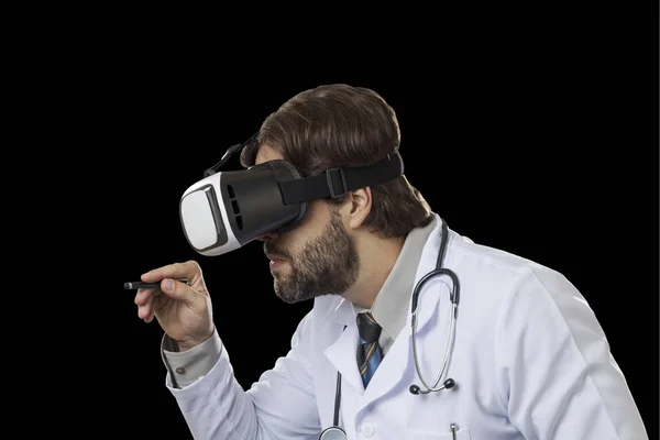 Male doctor in his office — Stock Photo, Image